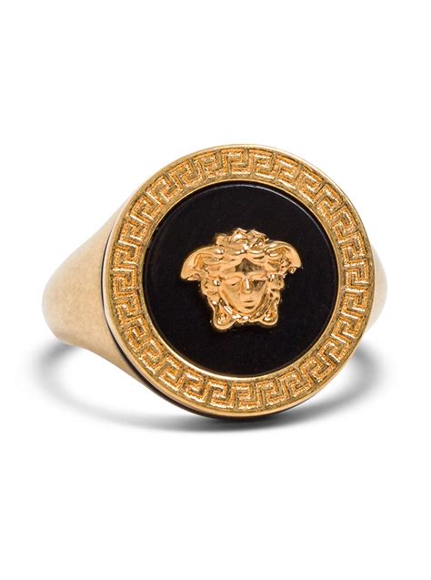 anello medusa versace sconto|Versace Anello Con Sigillo Medusa .